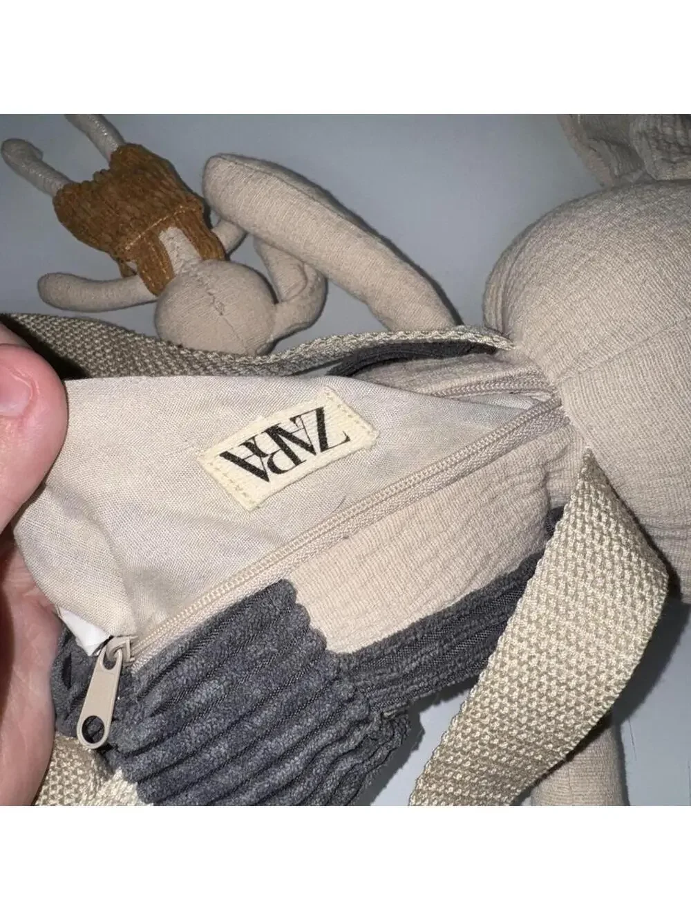 Zara Kid's Bunny back back with baby bunny trendy bag